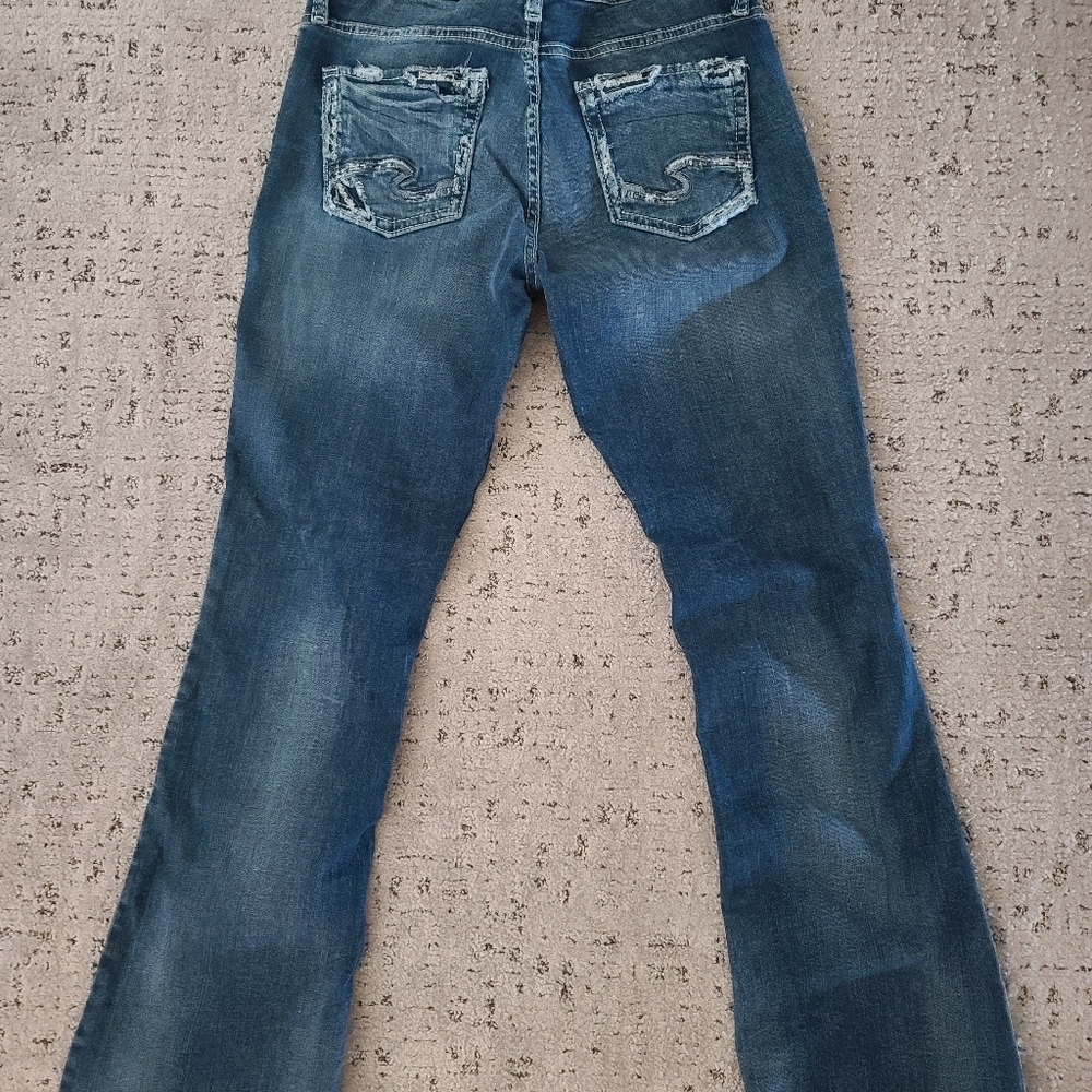 Silver Bootcut Jeans Sz 28